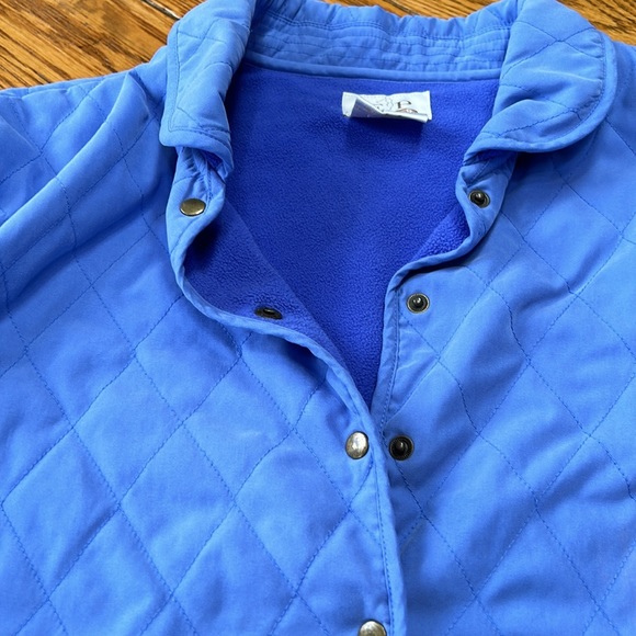 EP Pro quilted blue jacket, fleece lining. Size Large. Fair condition. - Picture 3 of 13